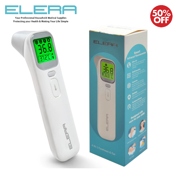 Infrared Forehead Thermometer for Adults, ELERA No Touch Digital